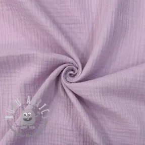 Mussola/Doppia garza soft lilac ORGANIC