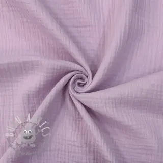Mussola/Doppia garza soft lilac ORGANIC