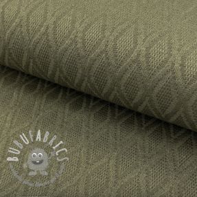 Maglia jacquard Diamond army