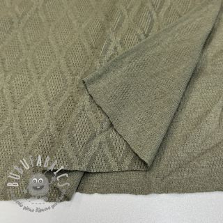 Maglia jacquard Diamond army