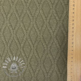 Maglia jacquard Diamond army