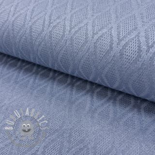 Maglia jacquard Diamond baby blue