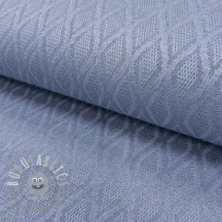 Maglia jacquard Diamond baby blue