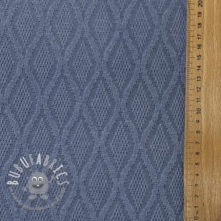 Maglia jacquard Diamond baby blue