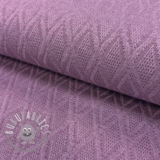 Maglia jacquard Diamond lavender
