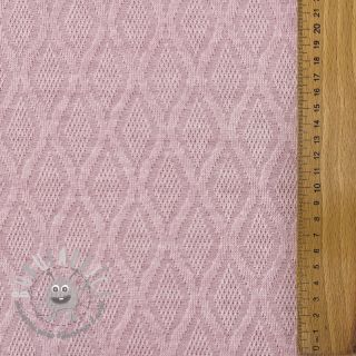 Maglia jacquard Diamond light pink