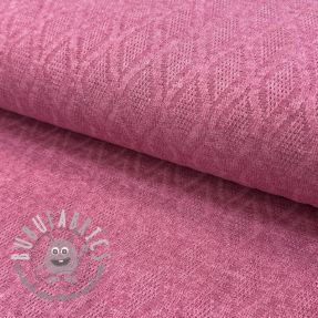 Maglia jacquard Diamond pink