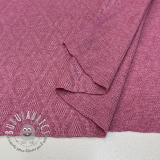 Maglia jacquard Diamond pink