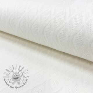 Maglia jacquard Diamond off white