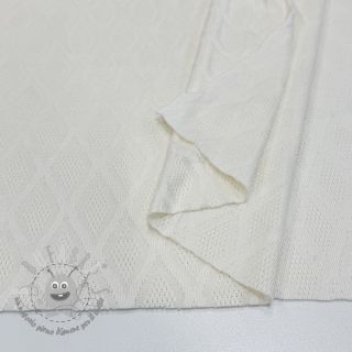 Maglia jacquard Diamond off white