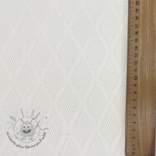 Maglia jacquard Diamond off white