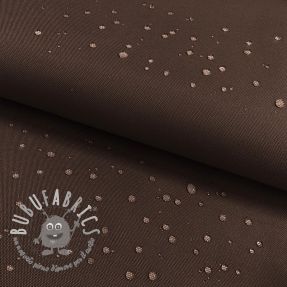 Tessuto antipioggia con trattamento idrofobo brown