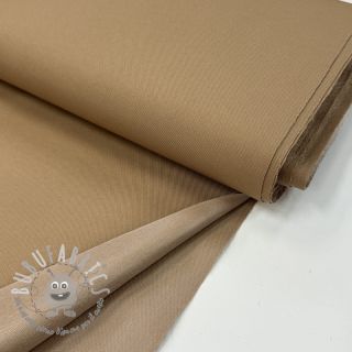 Tessuto antipioggia con trattamento idrofobo camel