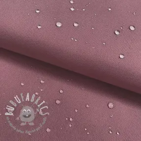 Tessuto antipioggia con trattamento idrofobo mauve