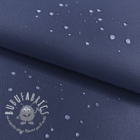 Tessuto antipioggia con trattamento idrofobo midnight blue