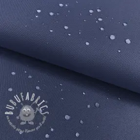 Tessuto antipioggia con trattamento idrofobo midnight blue