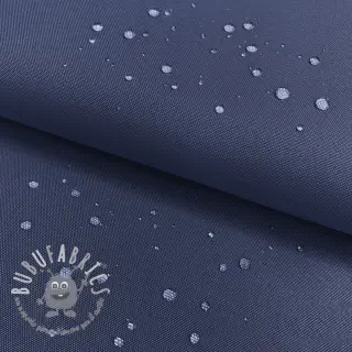 Tessuto antipioggia con trattamento idrofobo midnight blue