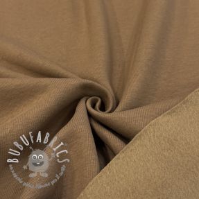 Felpa garzata dusty brown