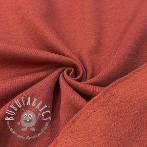 Felpa garzata stone red