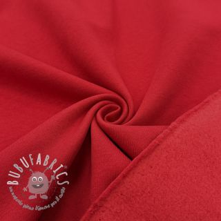 Felpa garzata dark red