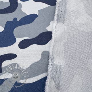 JEANS DENIM STRETCH Camouflage blue