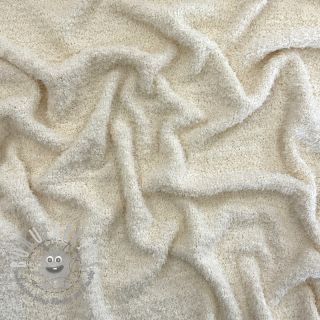 Tessuti per maglioni Paris bouclé ecru