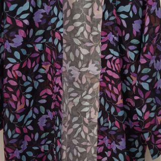 Viscosa RADIANCE Barbara black digital print