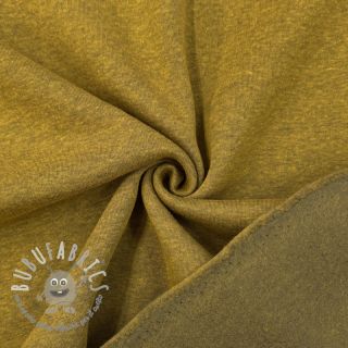 Felpa garzata MELANGE ochre