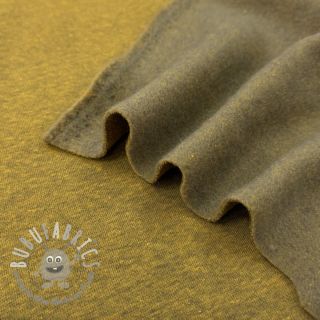 Felpa garzata MELANGE ochre