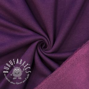 Felpa garzata MELANGE bordeaux