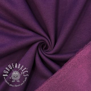 Felpa garzata MELANGE bordeaux