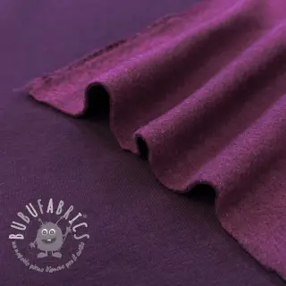Felpa garzata MELANGE bordeaux