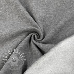 Felpa garzata MELANGE middle grey