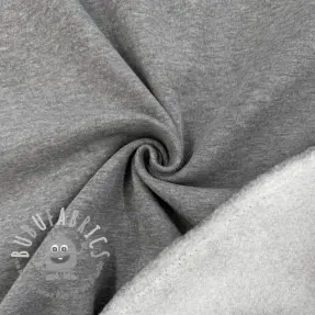 Felpa garzata MELANGE middle grey