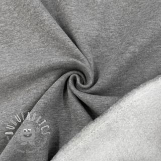 Felpa garzata MELANGE middle grey