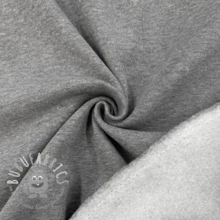 Felpa garzata MELANGE middle grey
