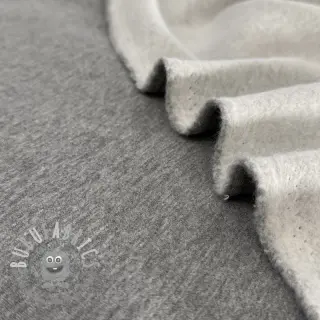Felpa garzata MELANGE middle grey