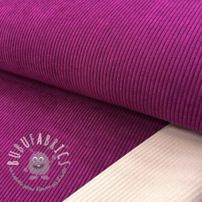 Velluto a coste HUGGY aubergine