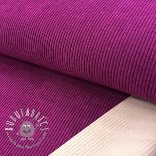 Velluto a coste HUGGY aubergine