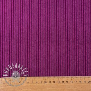 Velluto a coste HUGGY aubergine