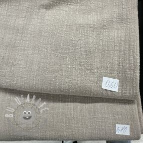 Last pieces package Tessuto di cotone con lino 051