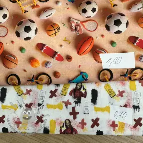 Last pieces package Tessuto di cotone 4673