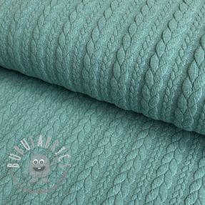 Maglia jacquard Cably dark green