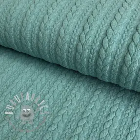 Maglia jacquard Cably dark green