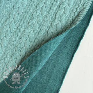 Maglia jacquard Cably dark green