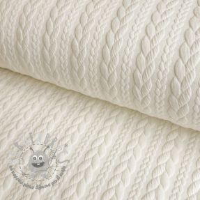 Maglia jacquard Cably off white