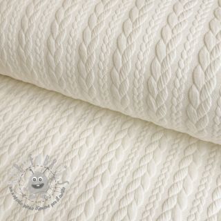 Maglia jacquard Cably off white