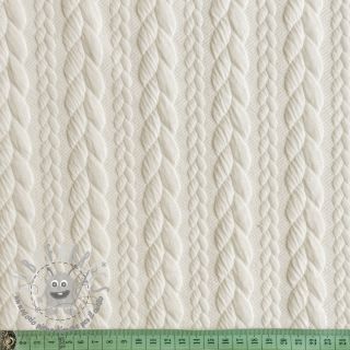Maglia jacquard Cably off white