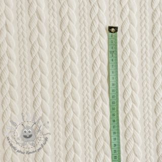 Maglia jacquard Cably off white