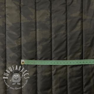 Tessuto trapuntato Camouflage army green